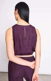 Top Lupin Cropped Linen