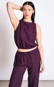 Top Lupin Cropped Linen