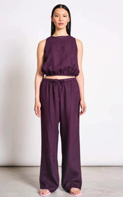 Top Lupin Cropped Linen