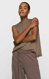 Top Pleated Jersey