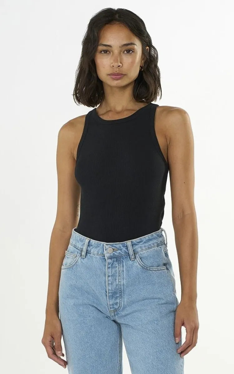 KnowledgeCotton Apparel Top Racer Rib