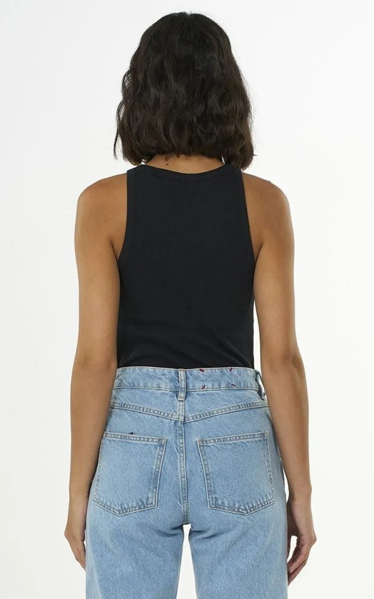 KnowledgeCotton Apparel Top Racer Rib