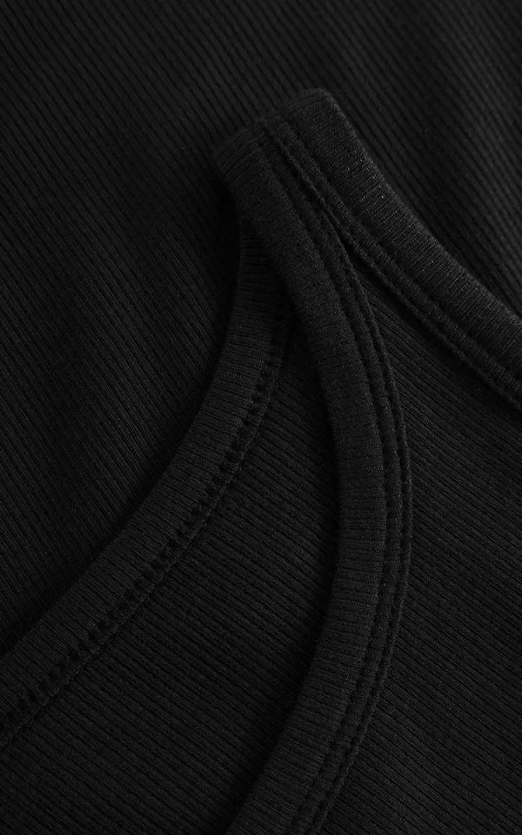 KnowledgeCotton Apparel Top Racer Rib