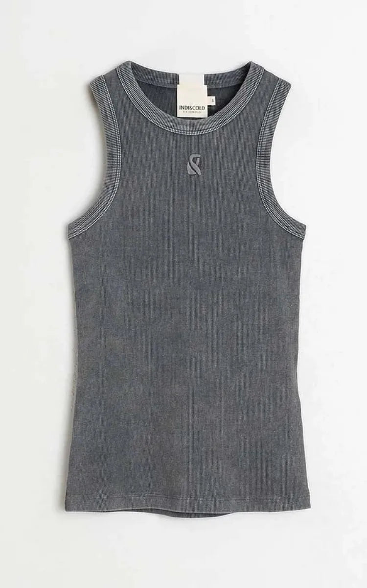 indi & cold Top Strappy Logo