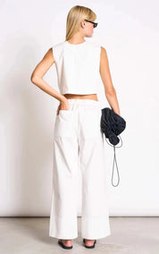 Jan 'n June Top Stroget Cotton Tie