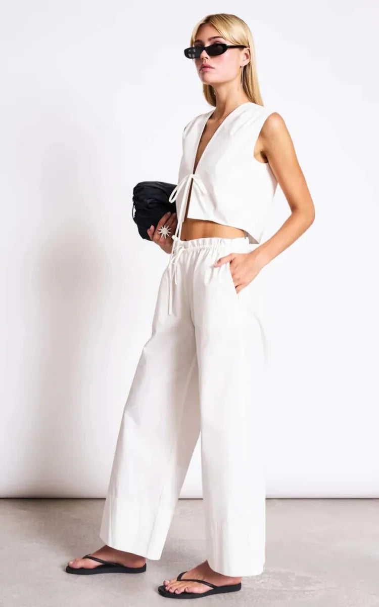 Jan 'n June Top Stroget Cotton Tie