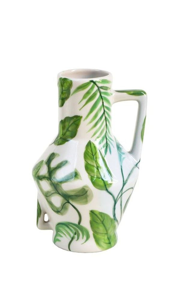 Vase Handpainted Jungle