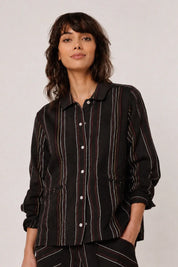 Indi & Cold Striped Overshirt