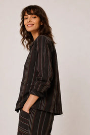 Indi & Cold Striped Overshirt