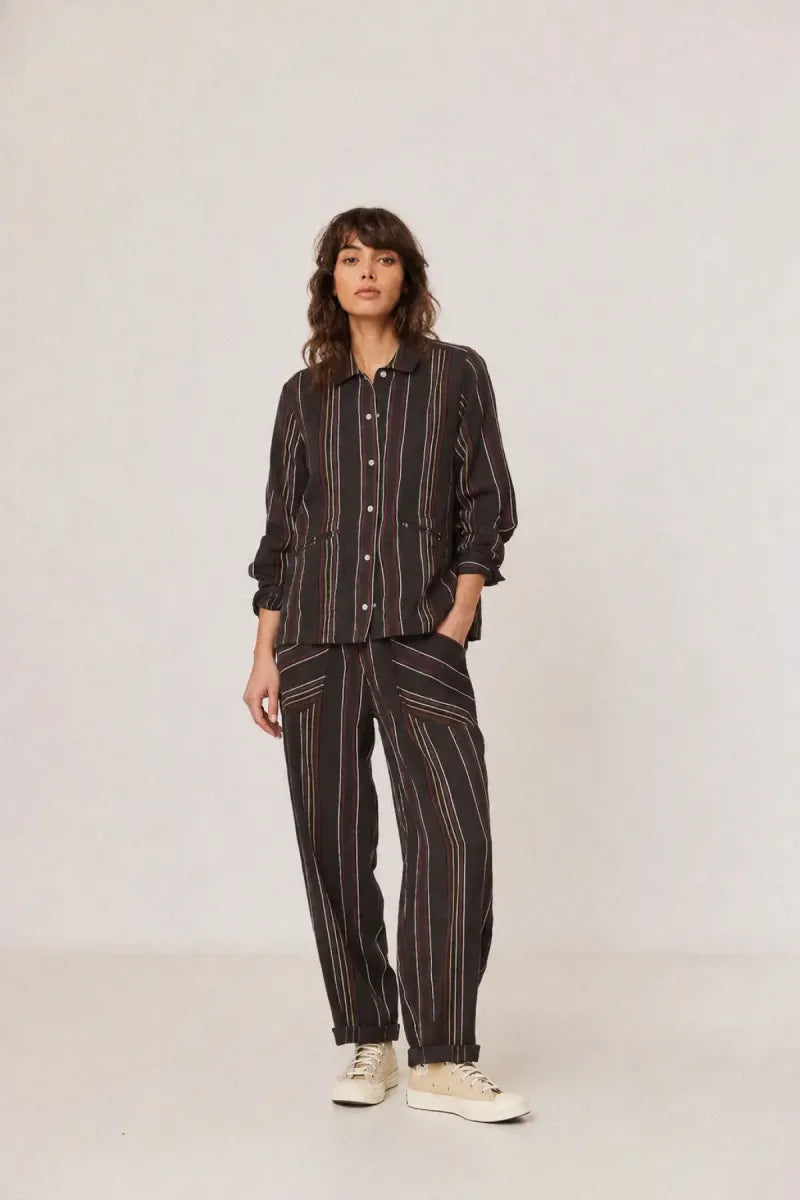 Indi & Cold Striped Overshirt