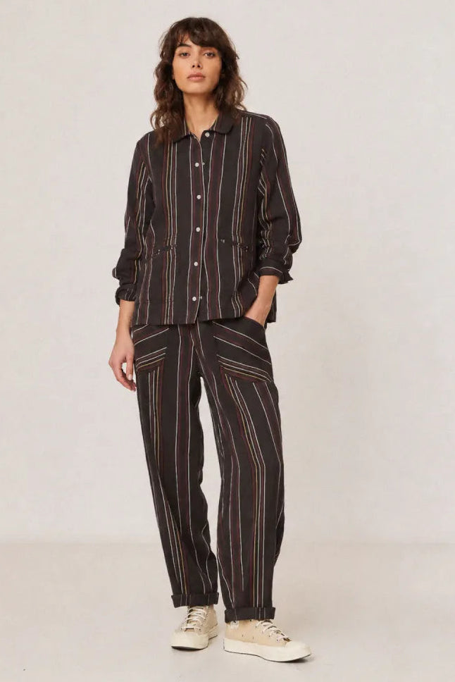 Indi & Cold Striped Carot Pants