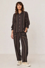 Indi & Cold Striped Carot Pants
