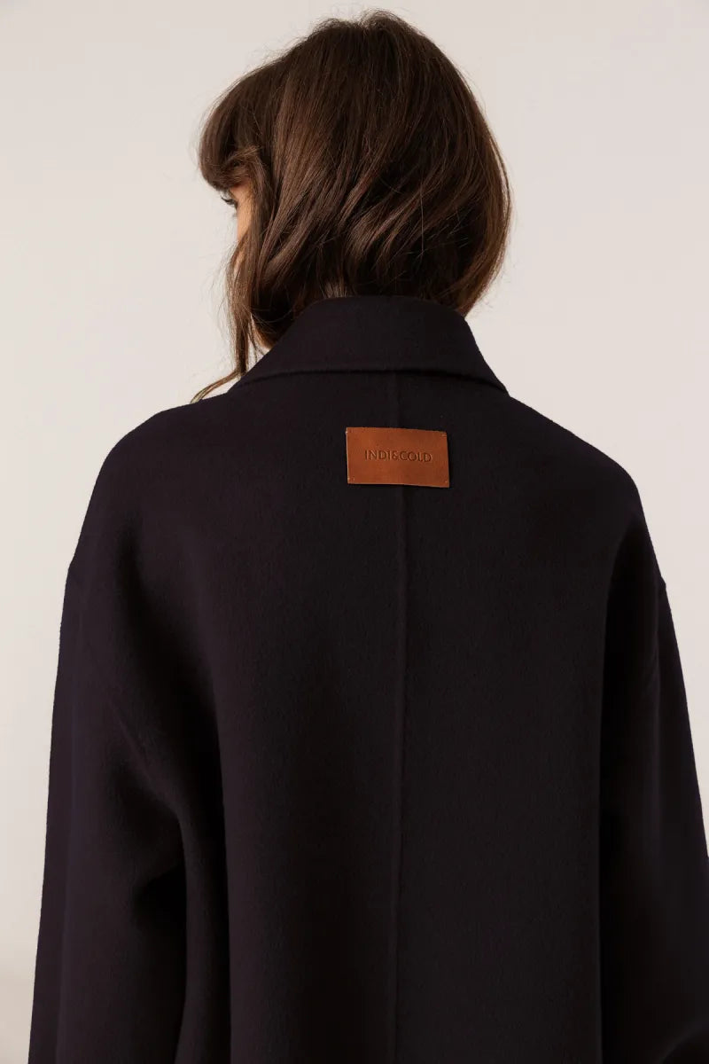 indi & cold Double-breasted Wool Coat