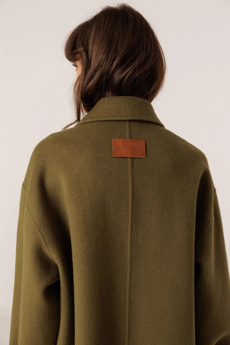 indi & cold Double-breasted Wool Coat