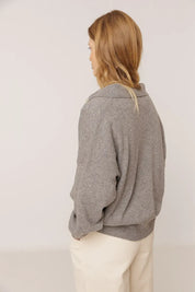 Indi & Cold Polo sweater with cashmere