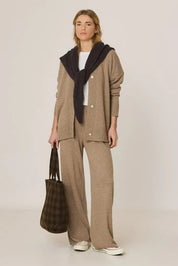 Indi & Cold Crop pants with cashmere
