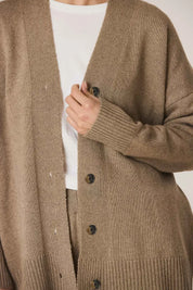 Indi & Cold MAXI JACKET WITH CASHMERE