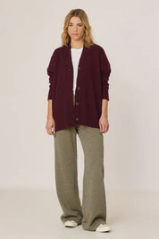 Indi & Cold MAXI JACKET WITH CASHMERE