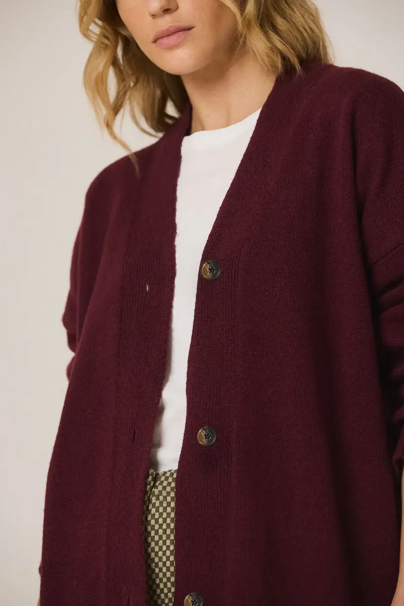 Indi & Cold MAXI JACKET WITH CASHMERE