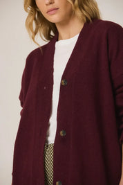 Indi & Cold MAXI JACKET WITH CASHMERE
