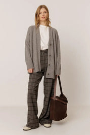 Indi & Cold MAXI JACKET WITH CASHMERE