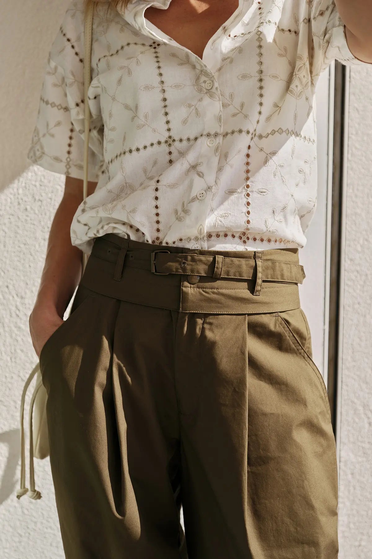 Poplin Carot Pants