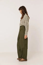 indi & cold Poplin Carot Pants
