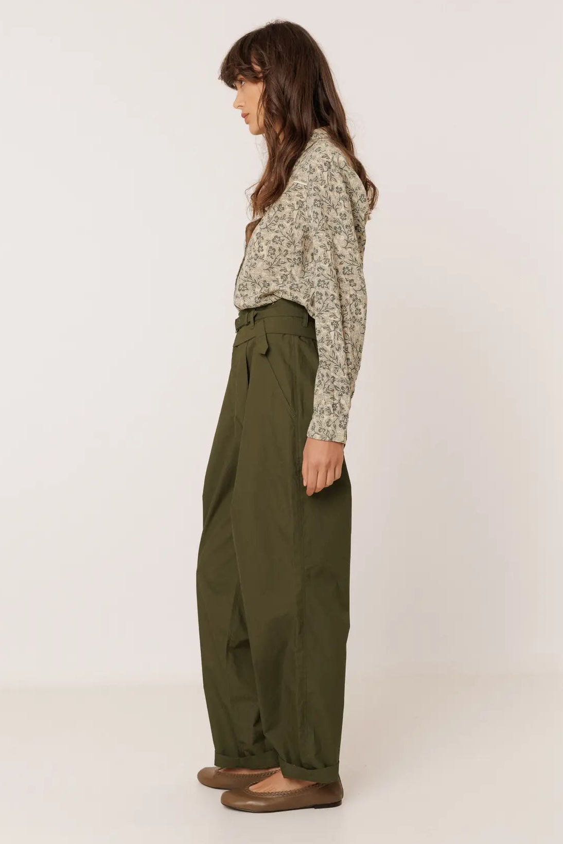Poplin Carot Pants