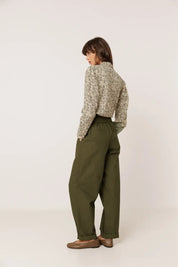 indi & cold Poplin Carot Pants