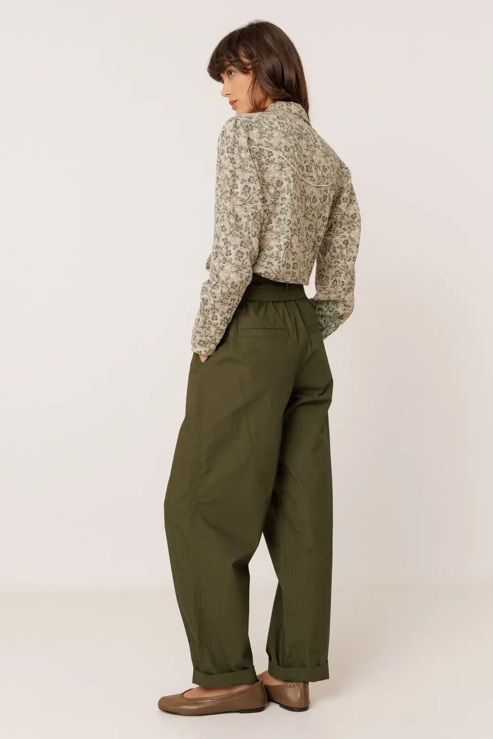Poplin Carot Pants