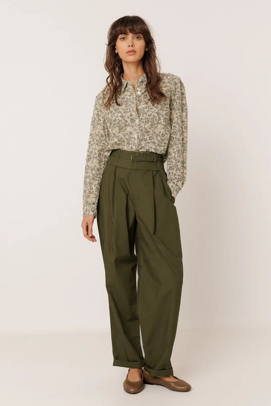 Poplin Carot Pants