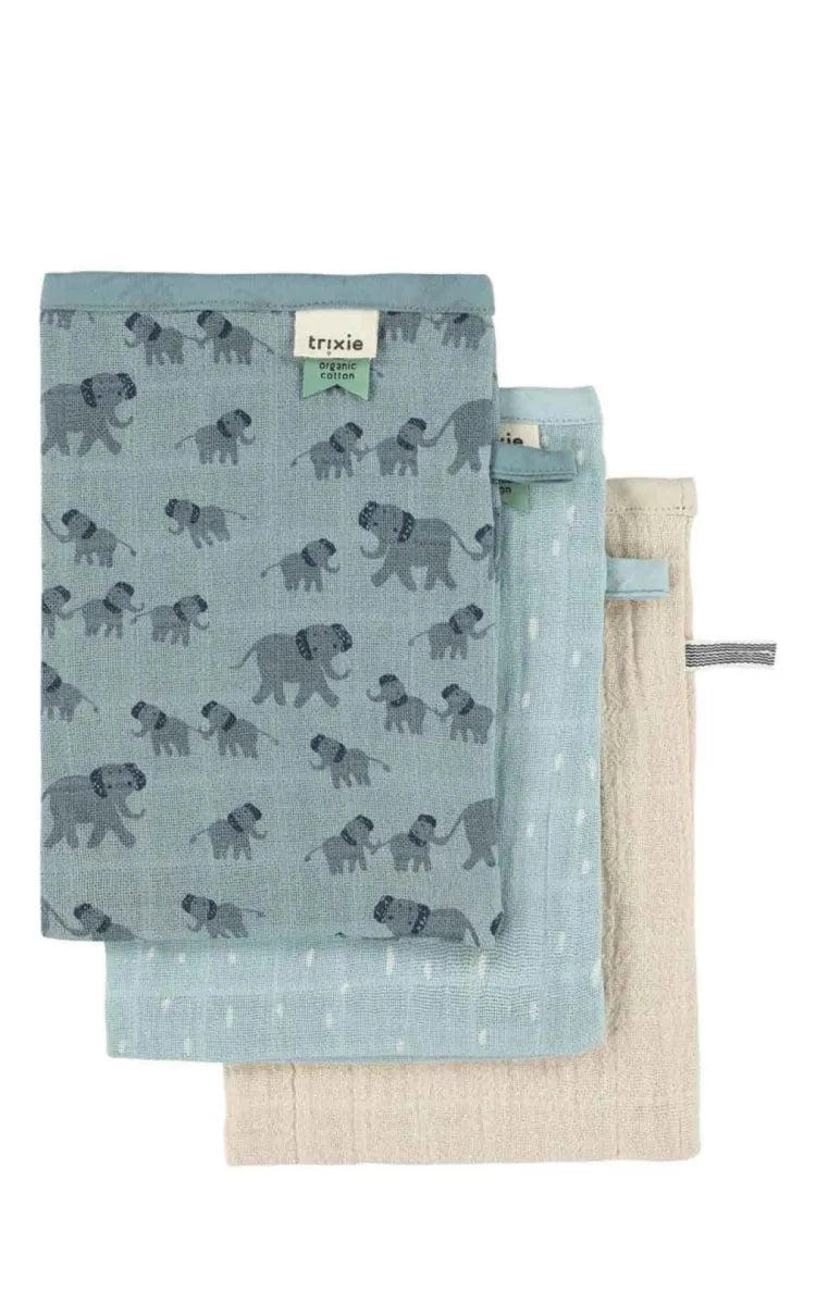 Trixie Washcloth 3-pack Enchanting Elephant