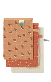 Trixie Washcloth 3-pack Fierce Fox