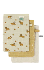 Washcloths 3-pack Lively Lion