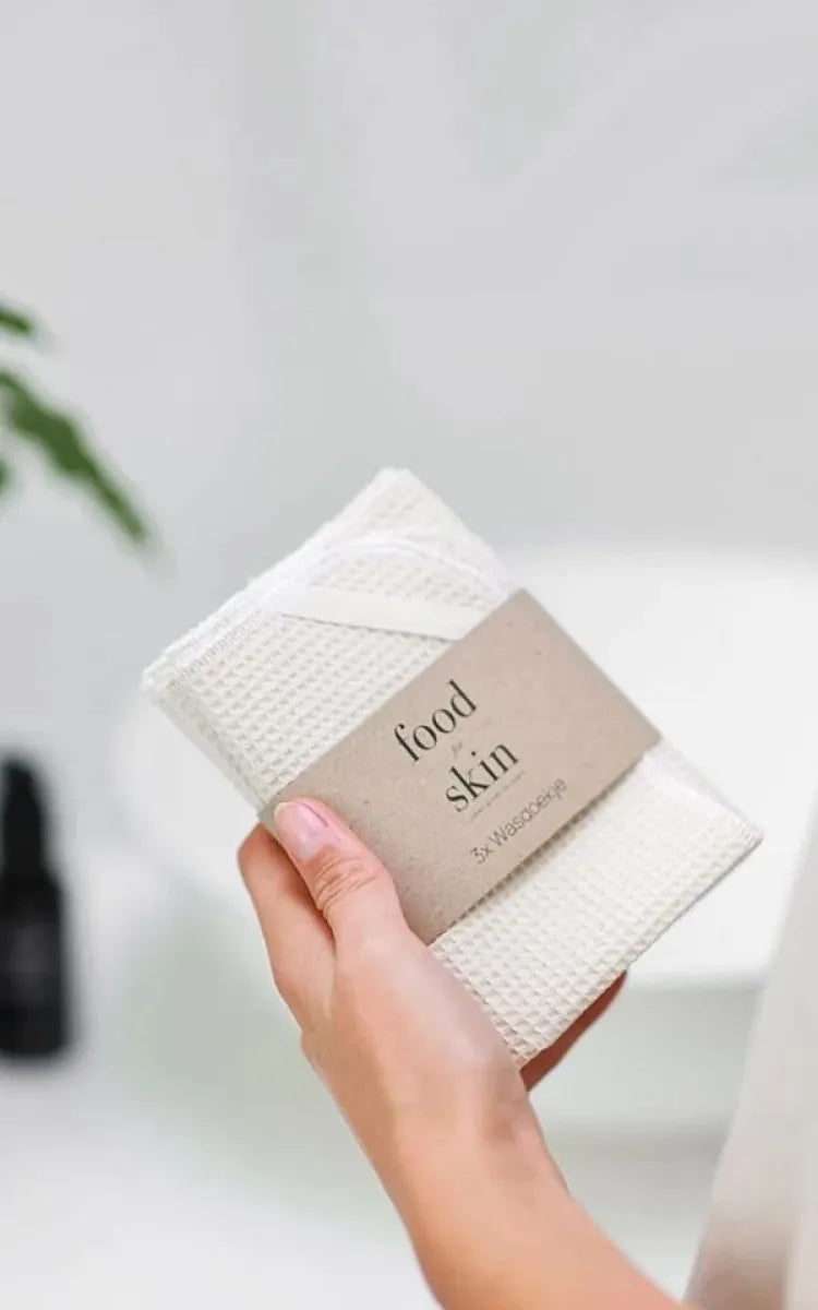 Food for Skin Washcloths 3pcs