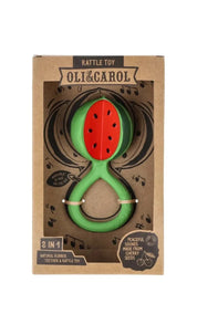 Oli & Carol Watermelon Rattle Toy