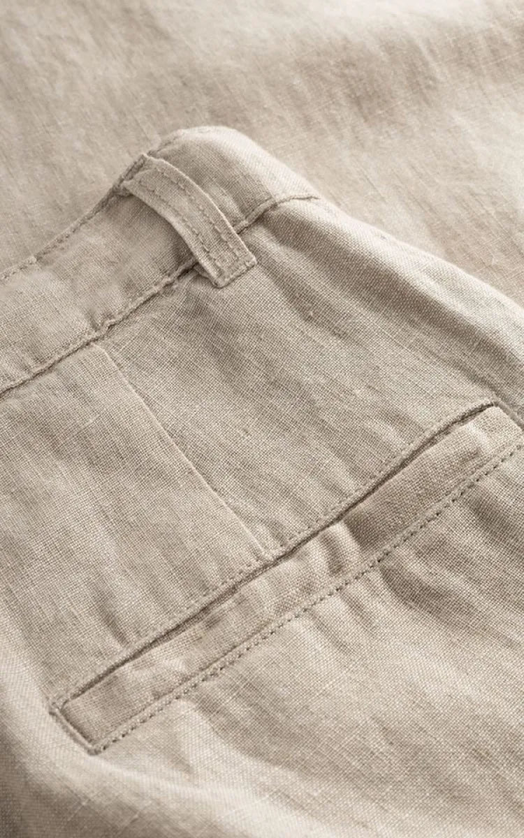 KnowledgeCotton Apparel Pants Linen Loose