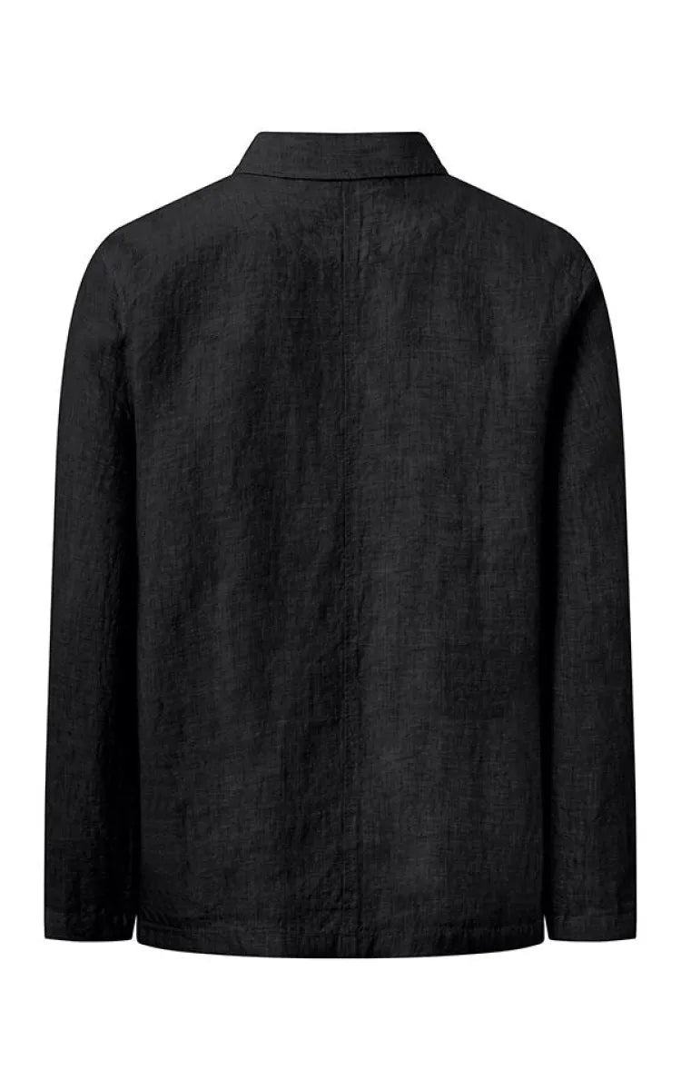 KnowledgeCotton Apparel Overshirt Linen