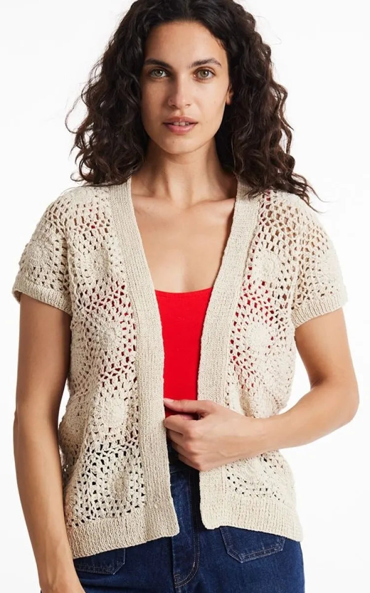 People Tree Cardigan Lara Crochet