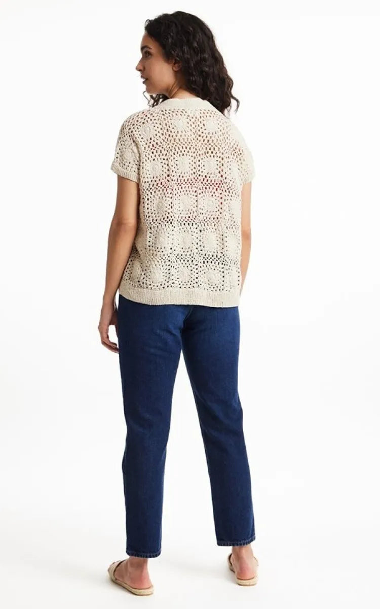 People Tree Cardigan Lara Crochet