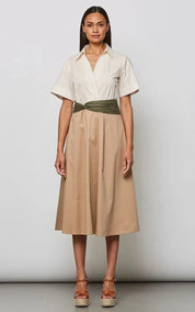 LaSalle Dress Collar Belted