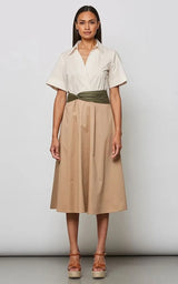 Dress Collar Belted