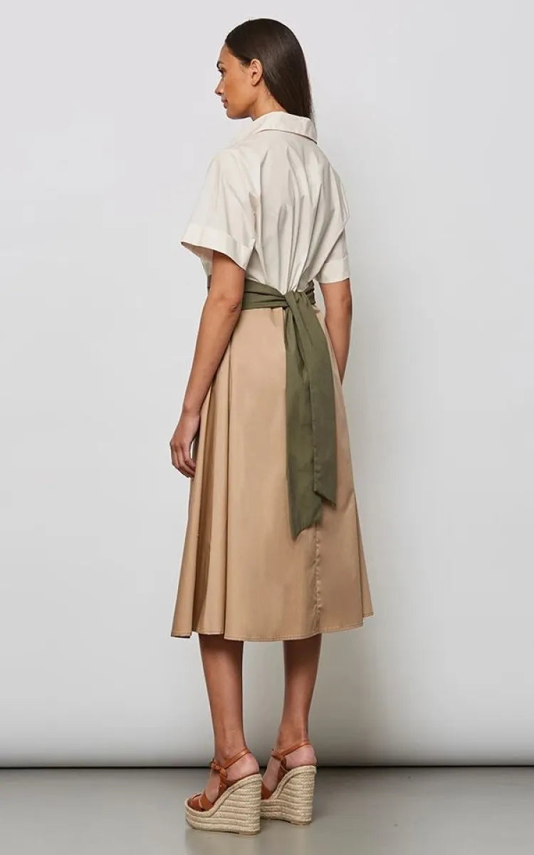 LaSalle Dress Collar Belted