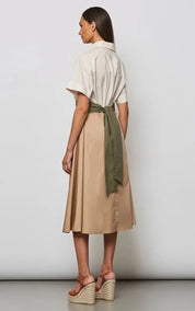 LaSalle Dress Collar Belted