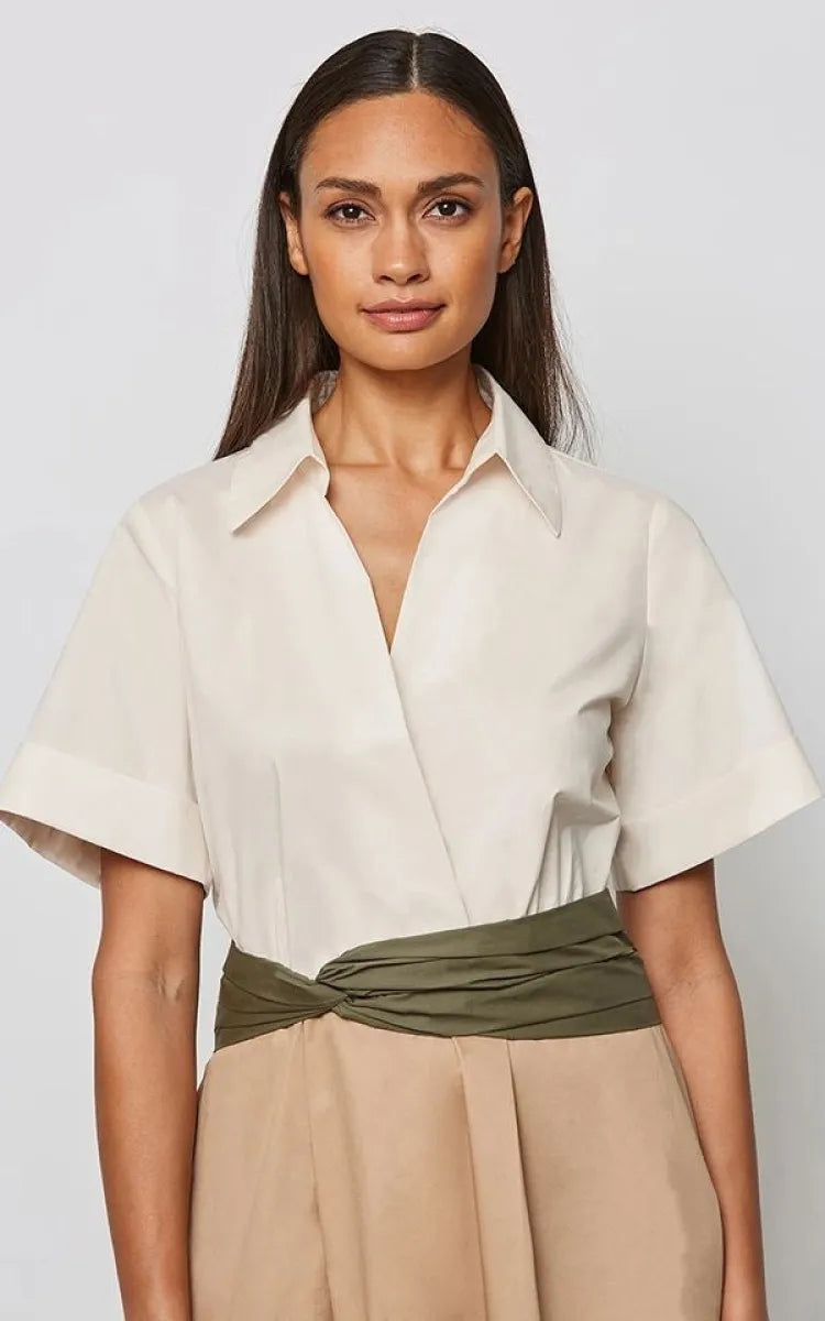 LaSalle Dress Collar Belted