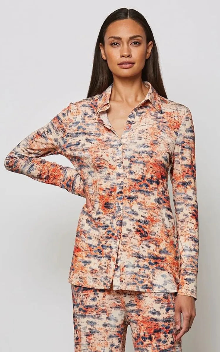 LaSalle Blouse Polo Printed