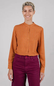 Brava Fabrics Blouse Eyes Mao Regular