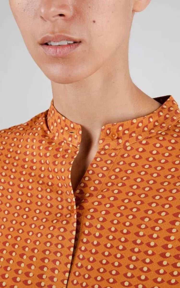 Brava Fabrics Blouse Eyes Mao Regular