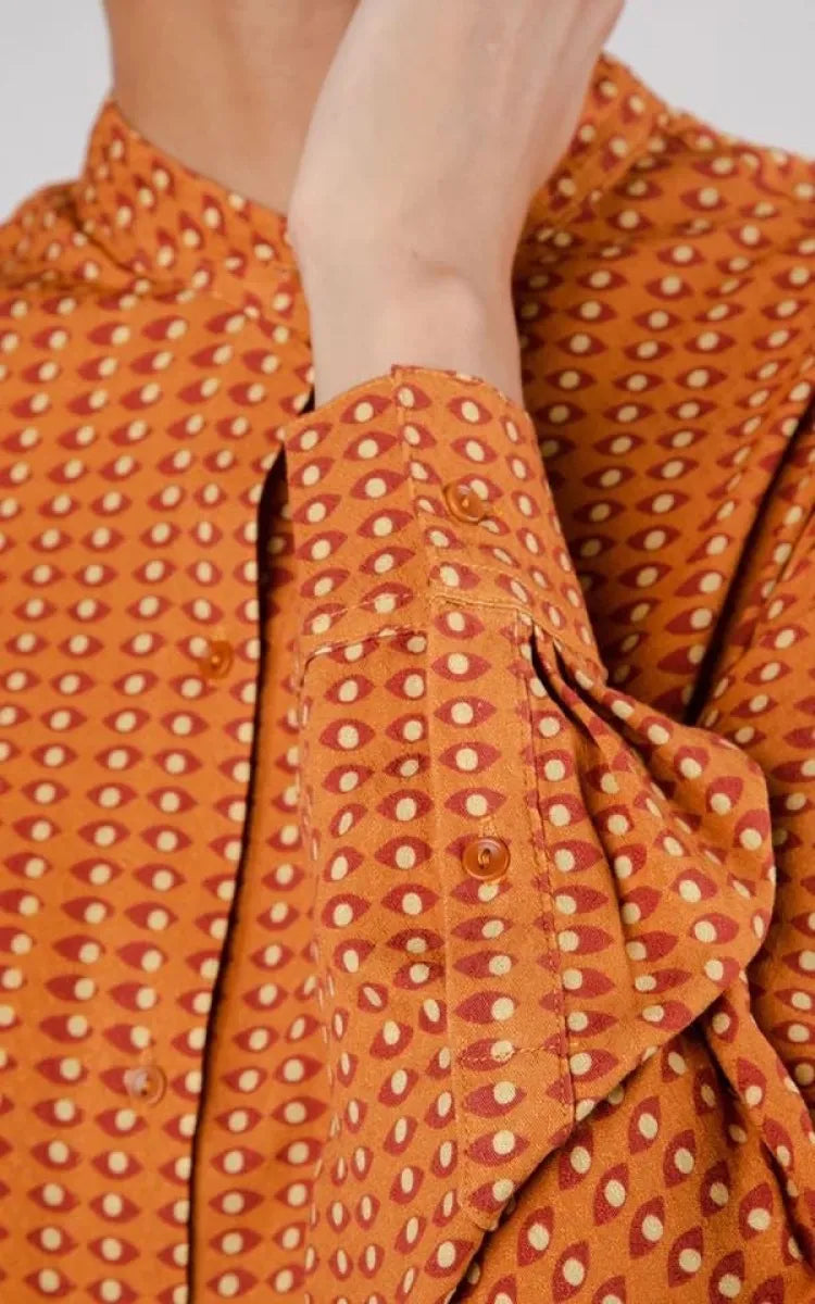 Brava Fabrics Blouse Eyes Mao Regular