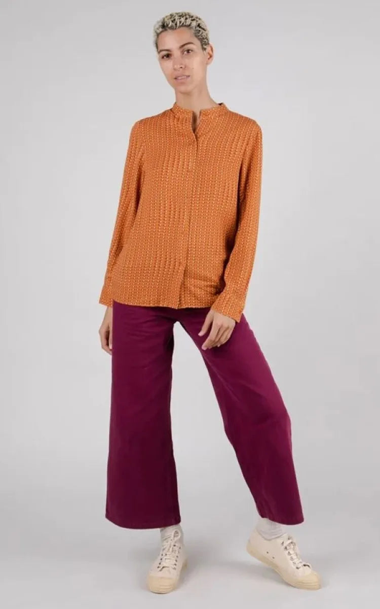 Brava Fabrics Blouse Eyes Mao Regular